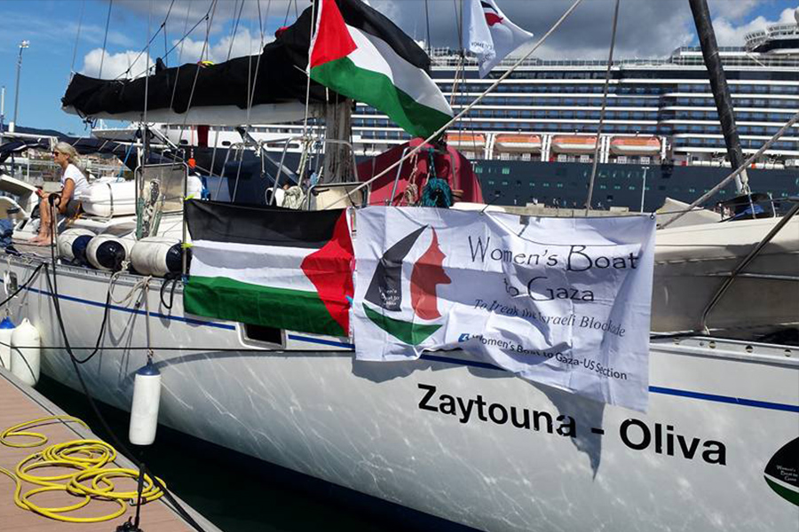 Israeli navy intercepts Gaza-bound boat carrying 13 pro-Palestine women activists